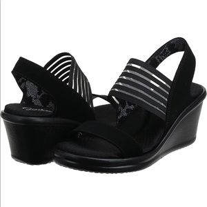 Skechers Cali Women's Rumblers Sci-Fi Wedge Sandal